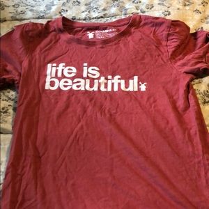 Dutch bros short sleeve life is beautiful